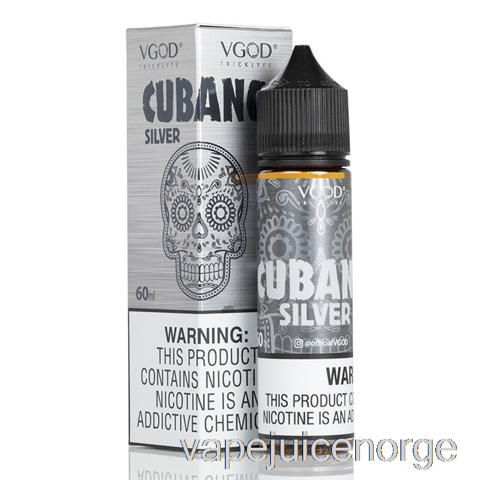 Vape Juice Cubano Sølv - Vgod E-væske - 60ml 3mg